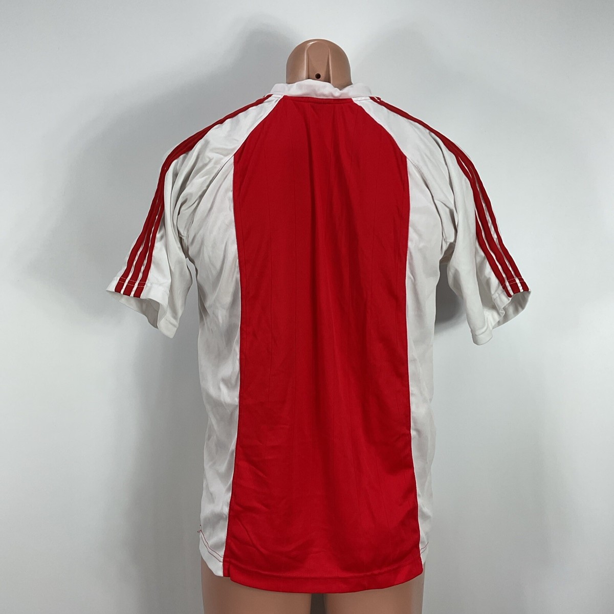 Embroidered 3D Home Jersey Vintage Ajax Amsterdam Mens Large