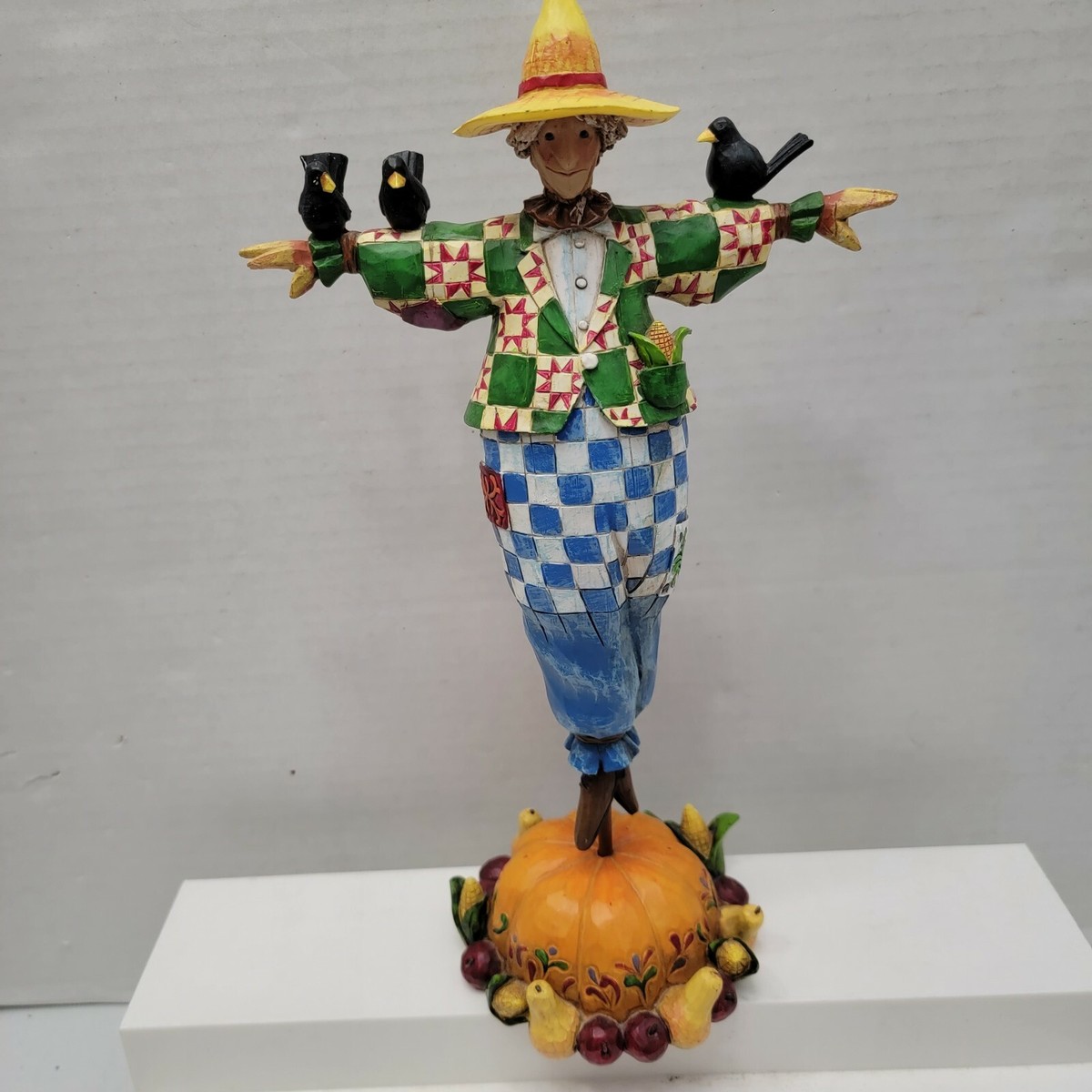 Heartwood Creek Keeping Watch Jim Shore Figurine Harvest Scarecrow