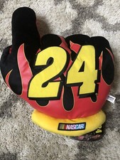 Jeff Gordon NASCAR 24 Overstuffed Plush Hand Finger Fan Souvenir 2009