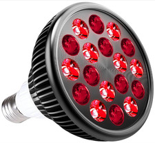 Bombilla terapia luz roja 660nm y 850nm para piel y alivio muscular, Nuevo