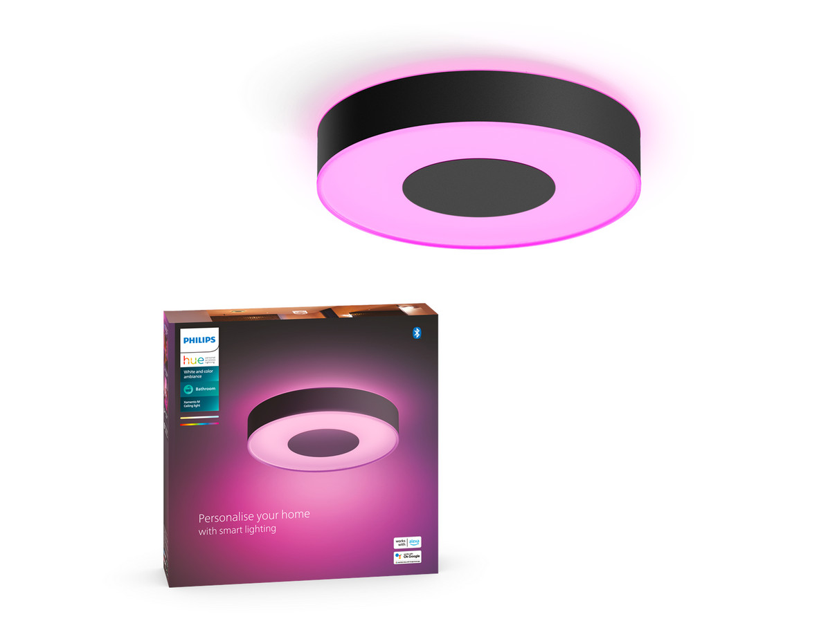 Philips Schwarz - Xamento Hue Ip44 33,5W- Led Deckenleuchte 45225100 - Bild 2