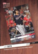 2020 Topps #BTN-1 Juan Soto Best of Topps Now