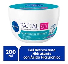 NIVEA Moisturizing Face Gel, Hydration Refreshing Smooth Skin 200ml MEXICO
