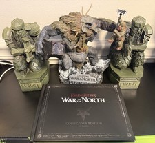 The Lord of the Rings War in the North Troll Statue & Hobbit Bookends, Art Book