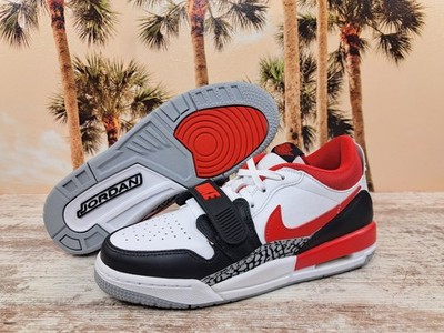 Nike Air Jordan Legacy 312 Low Fire Red White Sneakers CD9054-160