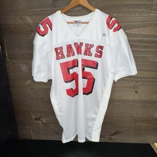 Vintage Hawks Rawlings Jersey #55 Size XL Made In USA