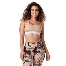 Zumba Dance Co Bra - Gold Beige ~ XS, New w/Tags! Retails $52!!!