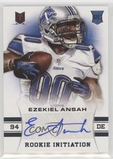 2013 Panini Momentum Rookie Initiation Signatures 12/99 Ezekiel Ansah Auto 0c2