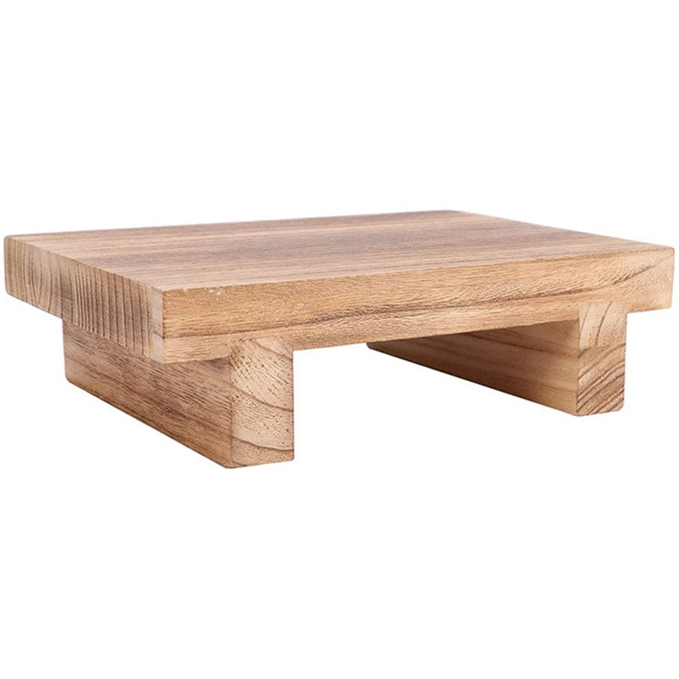 Bedroom Bedside Wooden Step Stool Multipurpose Foot Stool for Home - Image 3 of 4