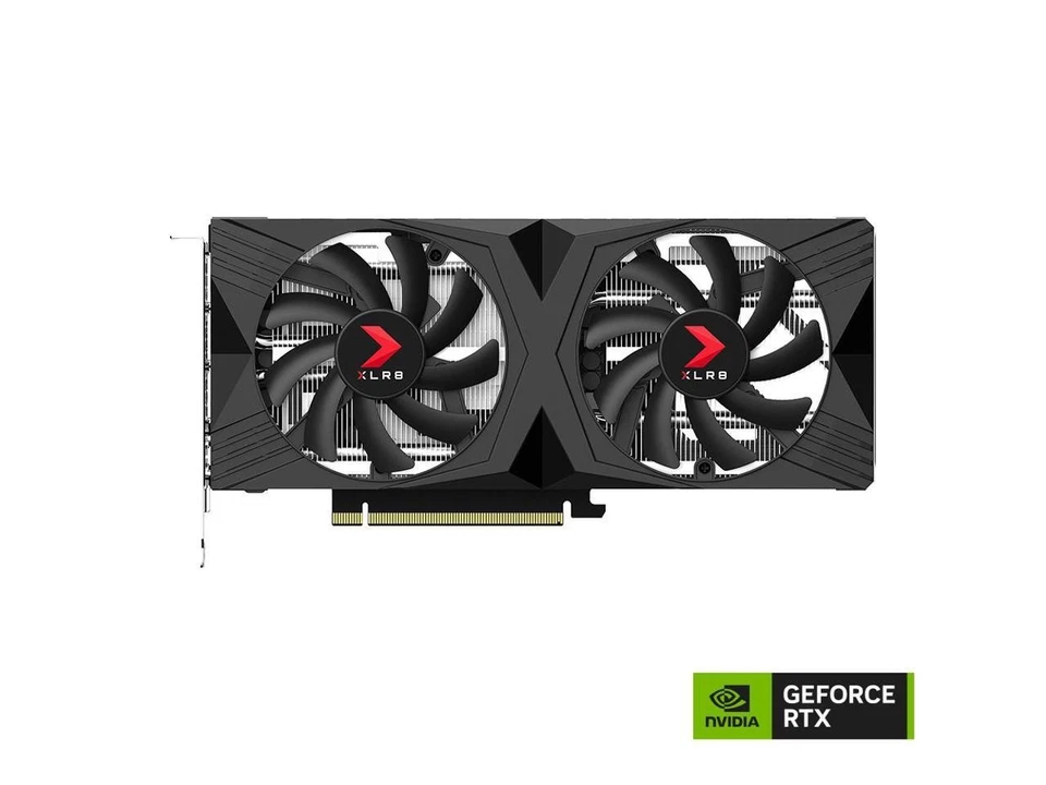 PNY VERTO GeForce RTX 4060 Ti 8GB GDDR6 PCI Express 4.0 x8 ATX Graphics Card - Image 2 of 4