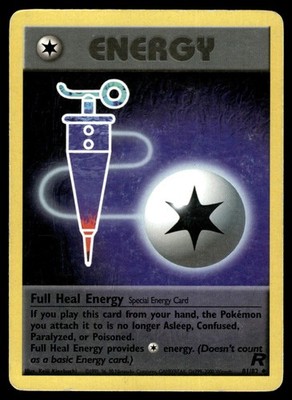 FULL HEAL ENERGY - 81/82 Uncommon Team Rocket Pokemon Unlimited MP
