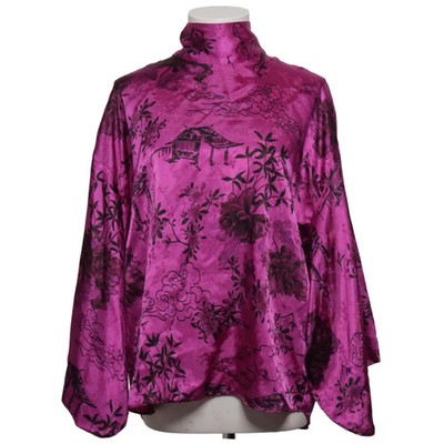 Zara, Bluse, Größe: M, Pink/Mehrfarbig, Polyester, Blumen, Damen #wAf