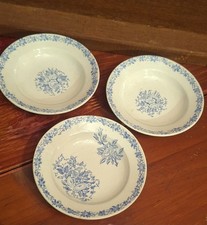 assiette creuse dinette digoin sarguemines decor bleu