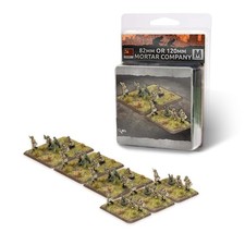 Flames of War SU772 Mid War 82mm  120mm Mortar Company 6 Gaming Miniatures