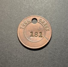 Tool Check No 181 # Tag Jukebox Pinball Arcade Trade Slot Token - With Crack
