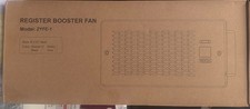 Built-in Register Booster Fan with Cover for Air Heat Vent with Fan,Fits 4"x10