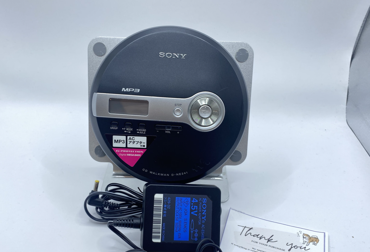 Sony Walkman D-NE241 Black Portable Compact CD Player Excellent | eBay