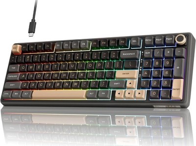 RK ROYAL KLUDGE R98 Pro Wired Mechanical Keyboard 96% Creamy