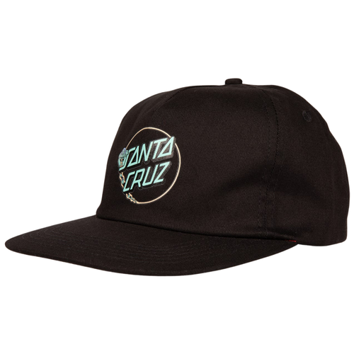 Santa Cruz Winkowski UFO Dot Snapback Cap - Schwarz