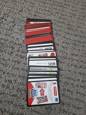 Pokemon Code Karten Ca. (58) 580 Stück TCG Live Online, Verschiedene Sets