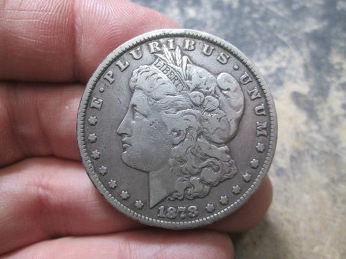 US 1878 CC MORGAN DOLLAR COIN IN FINE CONDITION