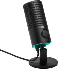 JBL Quantum Stream Dual-Pattern USB Microphone for Streaming, Recording, Gaming