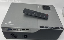 Vankyo Model M18 Black Silver LED Projector With Remote Controller Not Tested