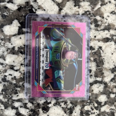 2025 Topps Disneyland 70th - Buzz Lightyear to Star Command Pink Shimmer