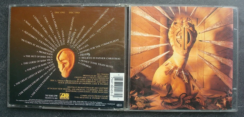 Emerson, Lake & Palmer – The Atlantic Years (1971-78/1992) 2 CDs Remastered - Bild 1 von 1