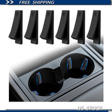 Car Cup Holder Insert Limiter 6pcs Silicone Anti-shake Liner Secure Holding And