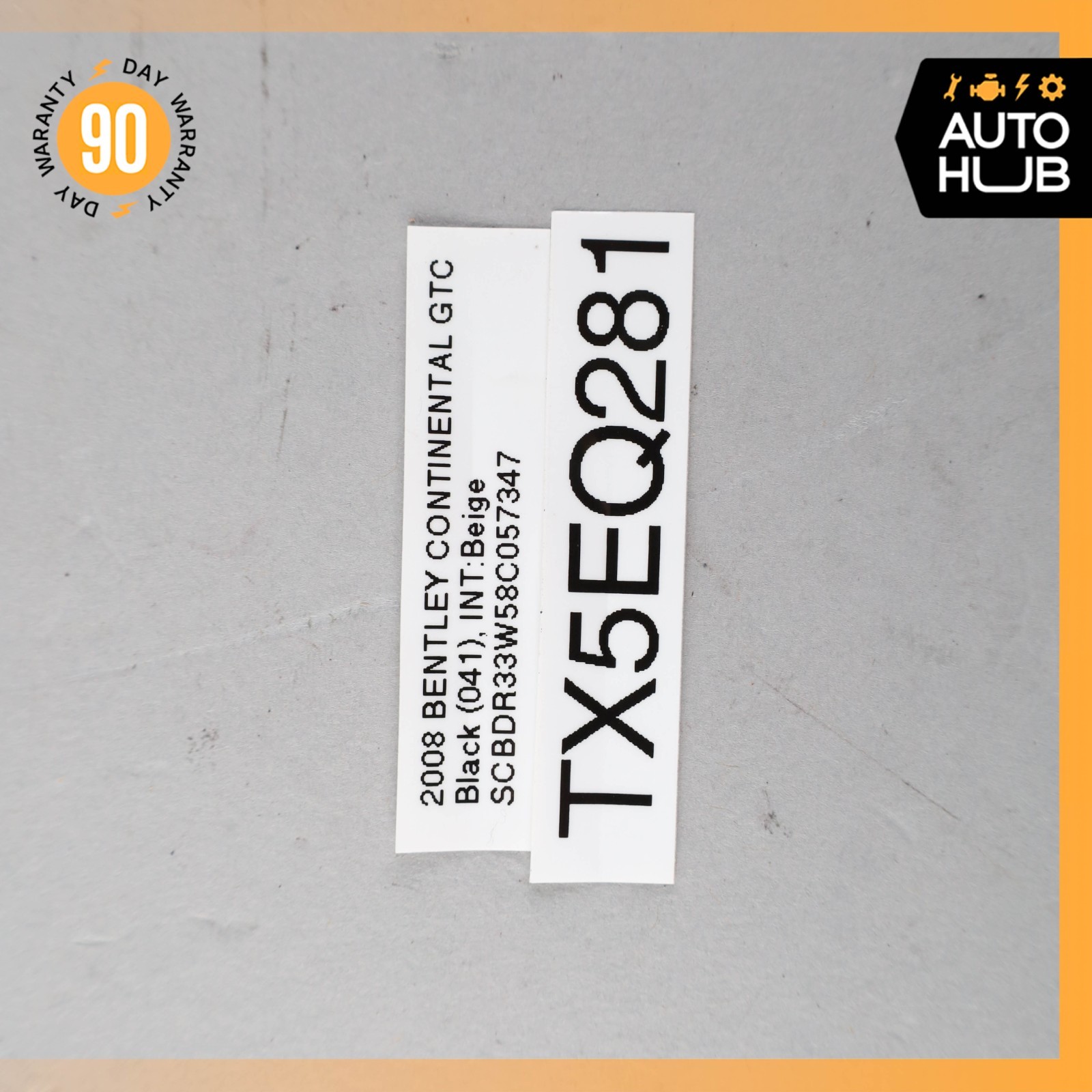 Bentley Continental GTC GT Turbo Left Cut Off Control Valve 079145751F OEM 55k
