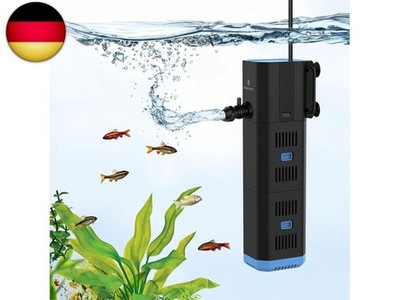 fishkeeper Aquarium Filter, Adjustable 500L/H Aquarium innenfilter für 30L-120L 