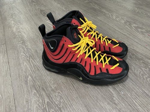 Size 10.5 - Nike Air Bakin 2013 Black Red - Picture 2 of 24