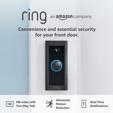 Ring Video Doorbell Wired | Doorbell Security Camera with 1080p HD Video