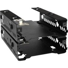 Phanteks - Stackable 3.5" HDD Bracket Duo Pack Cases PH-HDDKT_03,Black