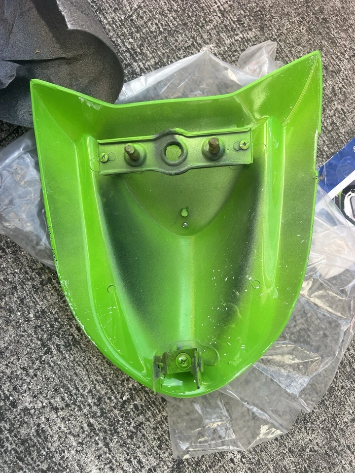 2004-2005 川崎 ZX 1000 忍者 ZX-10R 后独奏斗篷座椅绿色石灰 — 第 3/4 张图片