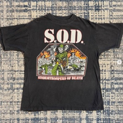 1992 SOD Stormtroopers Of Death Two Sides Vintage T-Shirt S-5XL Reprint
