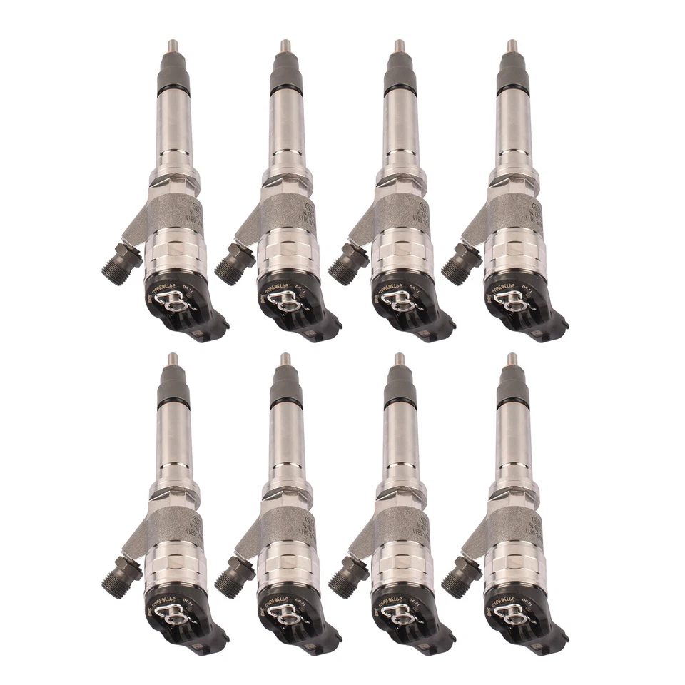 8x Inyector de combustible 0445120027 compatible con GM Chevrolet 2004,5-2005 6,6 L Duramax LLY Foto 3 de 4