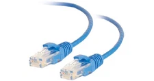 C2G 6in/0.15m Cat6 UTP 28awg Blue 1071