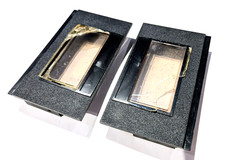 RFT SK900 SC1100 Kassettenfachdeckel komplett m Scheibe Ersatzteil Radio DDR NOS