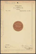 Photo:B. J. Semmes & Co. for Old Yannissee brand Whiskies 1