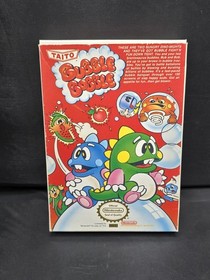 Bubble Bobble (Nintendo NES, 1988) Complete CIB Box Manual Tested Authentic 