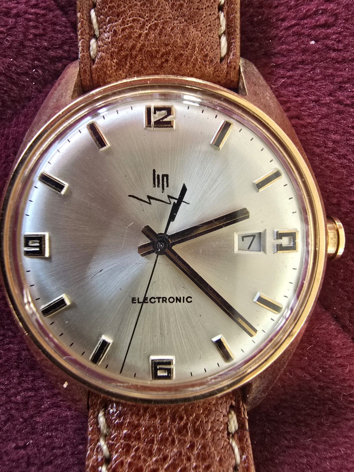 Montre LIP d'occasion Série Électronic collection montre vintage homme