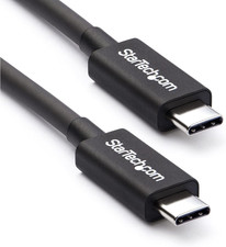 2M 6.6Ft Passive Thunderbolt 3 Cable, 20Gbps, 100W PD, 4K Video, Thunderbolt C
