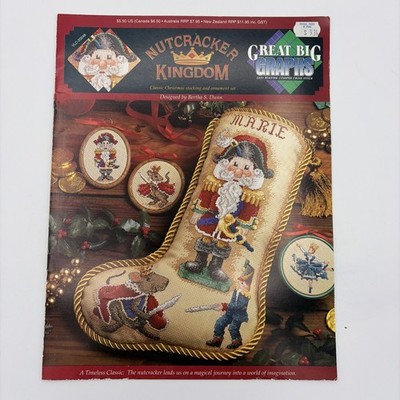 Nutcracker Kingdom Christmas Stocking & Ornament Set by Bertha S. Dunn 1992