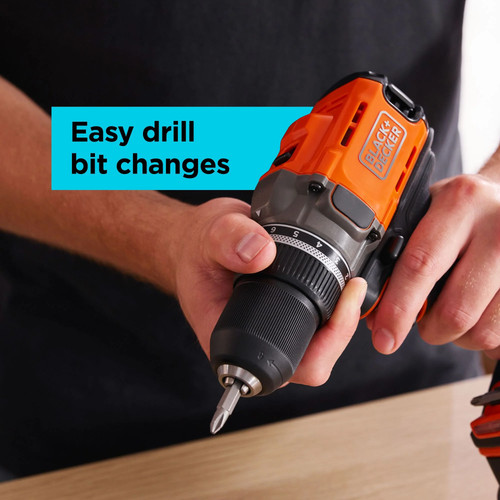 BLACK+DECKER 20V MAX** POWERCONNECT™ Akku-Bohrschrauber - BCD382DS1 - Bild 19 von 21