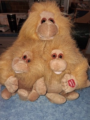 Rare Chantilly Lane Singing Monkey Trio Sings Day-O Works Great Nice&Clean! 12''