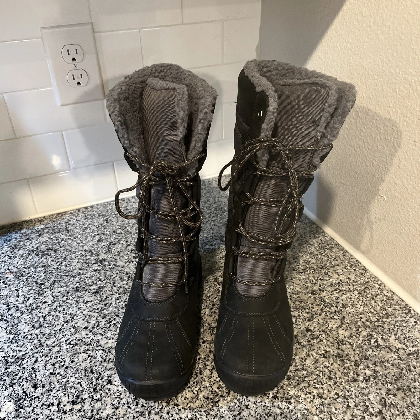 Stivali Timberland donna 7 impermeabili isolati alti invernali foderati in pelle 200 G