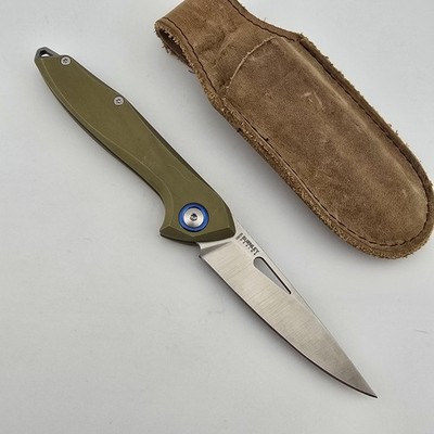MKM Cellina Folding Knife Drop Point M390 Bronze Titanium Slip Joint MY02-TBR