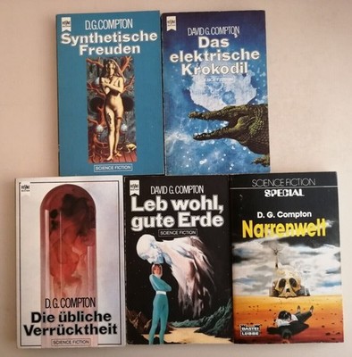 5x David G. Compton - Science Fiction Sammlung - Heyne/Bastei SF TB | K458-2 Dav